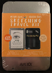 Art 101 – Sketching Travel Kit – Mini Art 101 – Creative Tools – Metal Tin