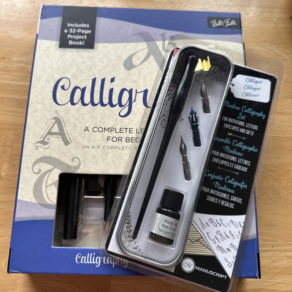 Calligraphy: A Complete Lettering Kit For Beginners plus Modern Calligraphy Set