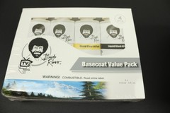 Bob Ross 14 Paint Set 37ml 1.25 oz + Basecoat Value Pack + Cleaning Tub Bucket