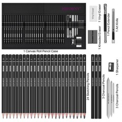 36 PCS Sketching Drawing Pencil Set,Sketch Pencils Art Supplies with Graphite…