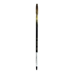 Size 8 Lettering Quill Gray Talahutky Hair Black Lacquered Handle 1.25 Inch