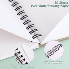 50 Sheets Marker Paper Pad, 7.6×7.6 Inch (50 ), Abstract Painting