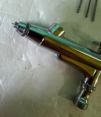 Dual Action Airbrush Spray Gun w/ Compressor Paint Reducer Accessories & More-S3