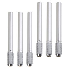 6PCS Stainless Steel Pencil Lengtheners Sturdy Pencil Holders for School