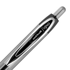 uni-ball 207 Retractable Fraud Prevention Gel Pens, Bold Point, 1.0 mm, BLACK
