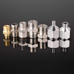 Professional 7Pcs Airbrush Adaptor Kit Fitting Connector Set for Air Compressor