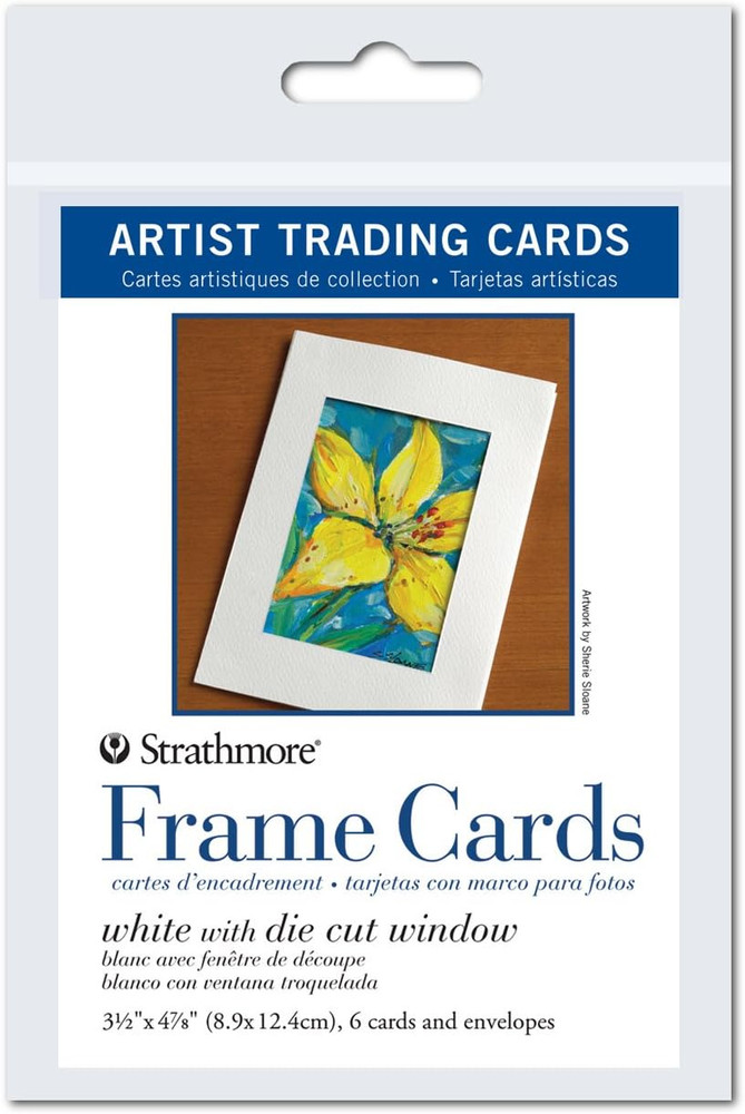 Pro-Art 62105912 Artist Trading Card Frame with Envelope, 3-Inch X 5-Inch, 6-Pa