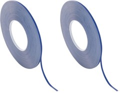 Chartpak Graphic Art Tape, 1/16 W x 648 L Inches, Blue Gloss, 1 Roll (BG6203) (P
