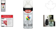 Krylon Satin Clear Acrylic Finish, 11oz Aerosol – Quick-Dry Indoor/Outdoor Spray