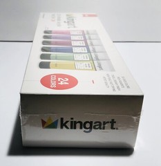 KingArt PRO ACRYLIC PAINT Set Paints – 22ml Unique Colors New Factory Sealed