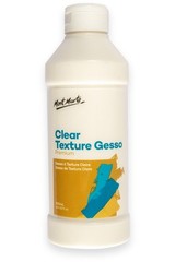 Premium Clear Texture Gesso Acrylic Medium 16.9 Oz 500ml Artist Supply