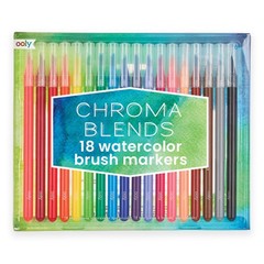 18 PCS Chroma Blends Watercolor Brush Markers Pens Hand Lettering Supplies