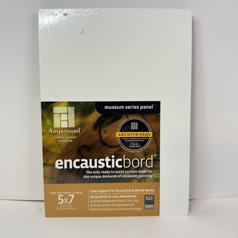 Ampersand Encausticbord 5×7 Flat Pack 1/8 Inch 3-Pack