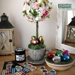 Magenta | Chrome Rub-On Pigment | Pentart