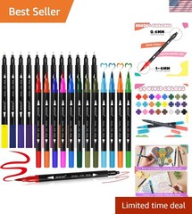 Artistic Journey: 24 Color Dual Tip Markers for Journaling & Creative Projects