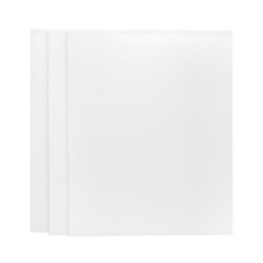 Artist Canvas Panel, 100% Cotton Acid Free White Canvas, 16″X20″, 3 Pieces