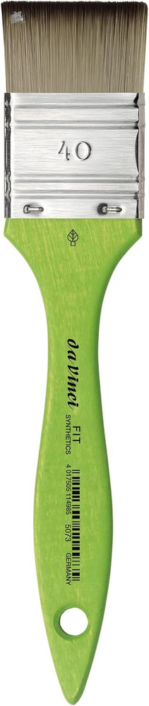 Da Vinci Brush 5073 Synthetic Plate for Acrylic Oil School Green 4cm