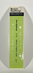 Berol RapiDesign R-906 Lettering Guide 3/16″ Vertical Template Vintage Sealed US