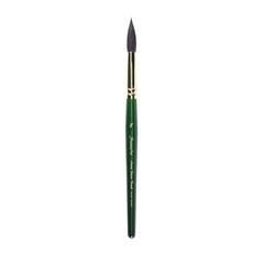 Portable Pointed Round Mop Brush used for Watercolor Acrylic Gouache Aquarelles