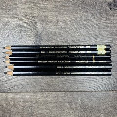 LOT OF 6 Art Pencils HB 3B 4B 6B KOH-I-NOOR HARDTMUTH