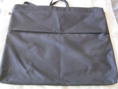 Tram Art Portfolio Bag Artist Storage Case Canvas Zipper Shoulder Strap 24×28″