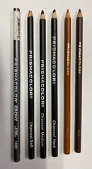 Prismacolor Drawing Pencils, Sepia, Sanguine, Charcoal, Ebony Design