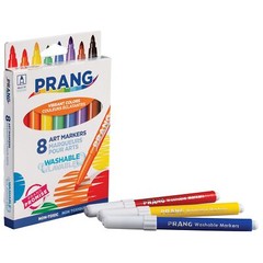 Classic Art Markers Washable Bullet Tip Assorted Colors for Kids 8 Count