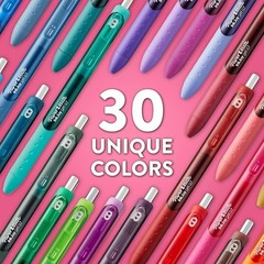 Ergonomic Gel Pens, 20 Pack – Journaling, Note-Taking