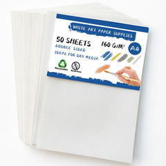 21Cmx29.7Cm Sketch Paper Mixed Media Art Paper 50 Sheets, 98Lb/160Gsm Acid-Free