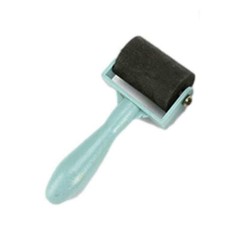 Rubber Printing Roller Black Wood Handle Painting Art Ink Craft Tool Supplies