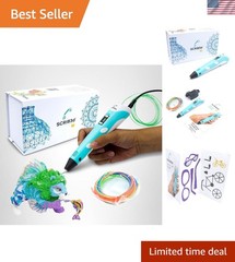 Beginner-Friendly P1 3D Printing Pen with Display & Extensive Drawing Guide