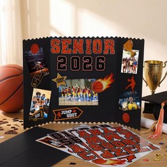 3 Set Basketball Senior Night Gifts Senior 2026 Photo Display Board 24″ X 16″ Tr