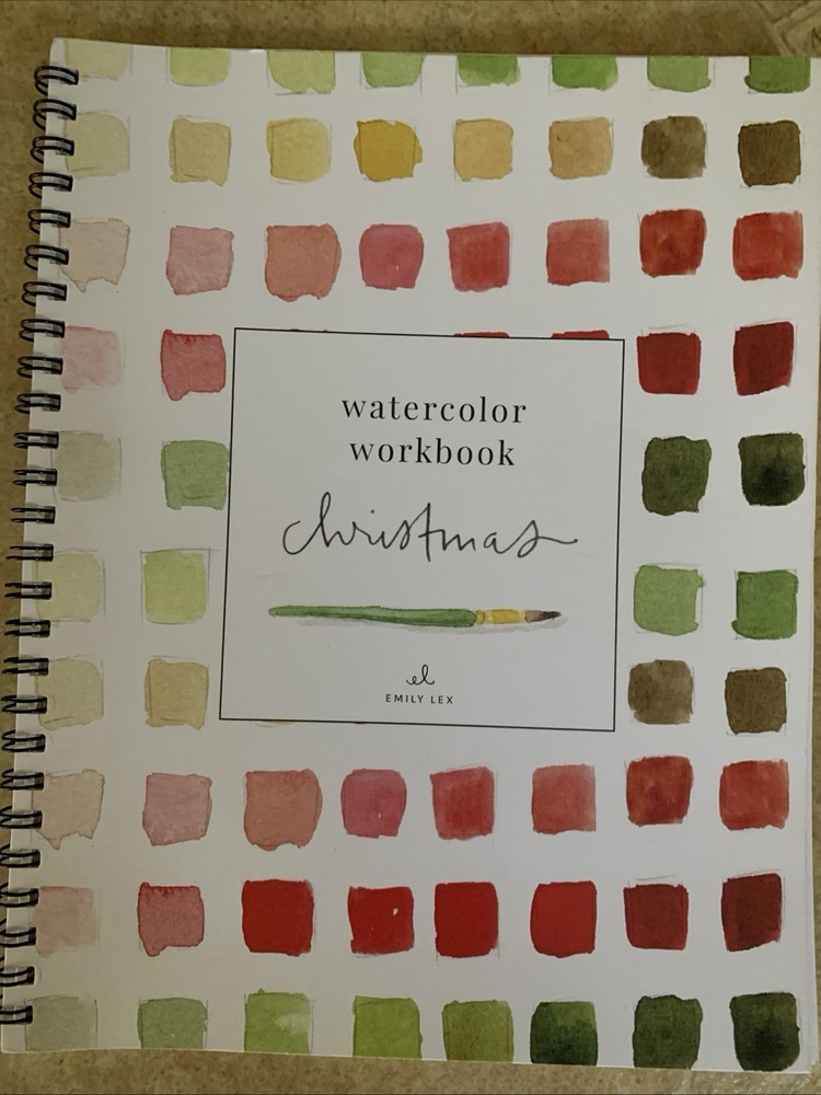 Watercolor Workbook By Emily Lex Christmas Theme