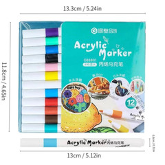 12-80 Colors Acrylic Marker Rock Painting Set for Kids Stone Paint Pens Set Cera