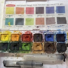 Derwent Ink Tense Pan Pocket Set Palette #01