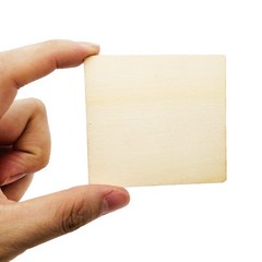 20 Pcs Unfinished Wood Pieces, 3 x 3 Inch Blank Natural Slices 3 x 3 inch