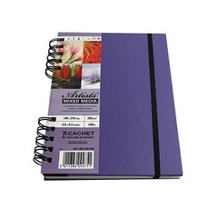 Cachet Artists’ Sketchbook – Mixed Media 30 Sheets – 250g/m² Amethyst A5