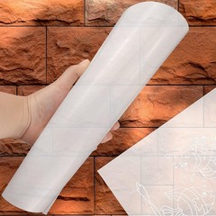 FSWCCK 25 Pcs 10mil 12 x 12 Inch 12 x 12 inches, Milky Translucent 10 mil