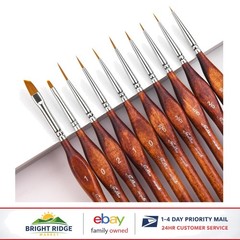 Fine Detail Paint Brushes – 10pcs Set for Miniatures and Precision Painting