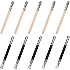 10Pcs Pencil Extender Holder Wooden Tools for Artists and Students