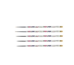 Floral Detailing Nail Art Brush Set DL- C403