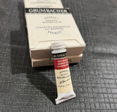 Lot of 9 TUBES GRUMBACHER ROSE MADDER PR83 PIGMENT ARTISTS WATERCOLOR PAINT