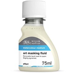 Medium Watercolor 75ml (2.5-oz) Bottle Art Masking Fluid