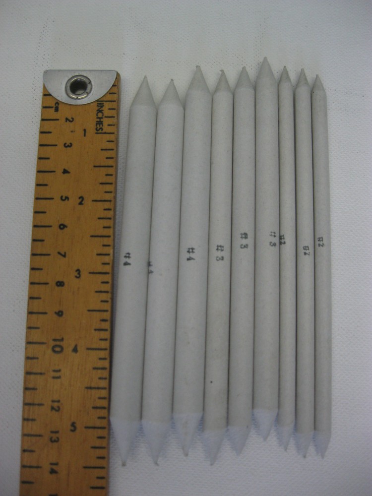 Artist Paper Stumps Double Ended For Blending Size #2-3-4 or Set