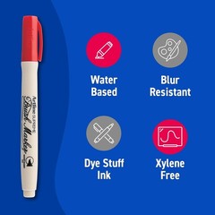 Supreme Brush Marker Assorted Pack Of 4 (Red,Blue,Black,Green) by Anmol Art &…