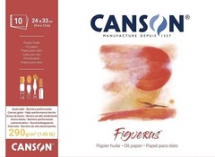 Figueras Oil & Acrylic 290gsm Paper pad Including 10 Sheets Size:33x24cm