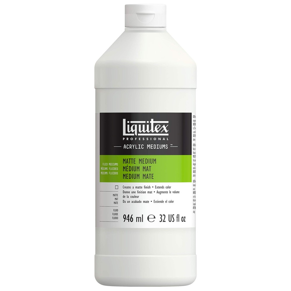 Professional Matte Medium 946ml 32oz Artist Acrylic Painting Supplies Liquid