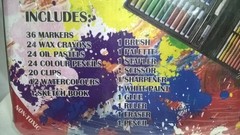 151-Piece Art Set Vigor Fun Kids Drawing Painting Kit Ages 6+ Non-Toxic