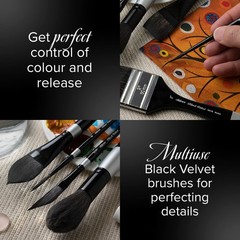 Silver Brush SLM-Basic Susan Louise Moyer Basic Silk Painting Watercolor Set,…