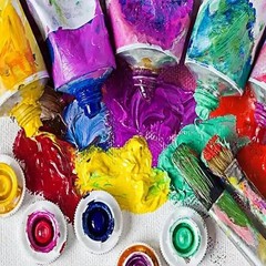 10 Pieces Empty Aluminum Tubes 50 ml Paint Tubes for Craft Gouaches Pigments